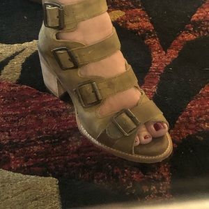 Free bird gladiator strappy open toe boots